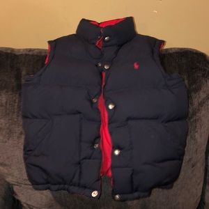 Boys sz(8) puffer reversible vest